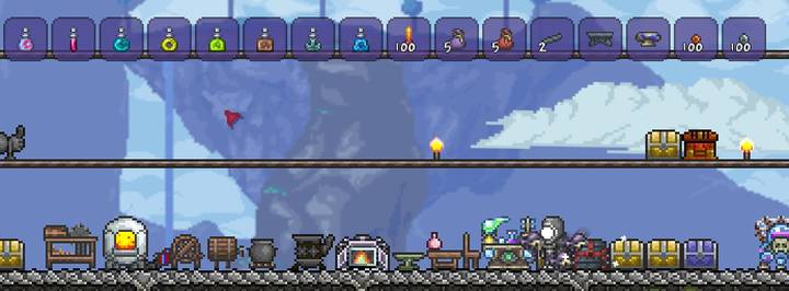 terraria как сделать зелье гравитации