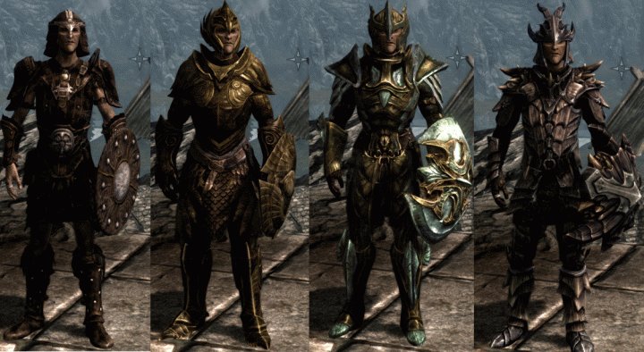 skyrim elven light armor
