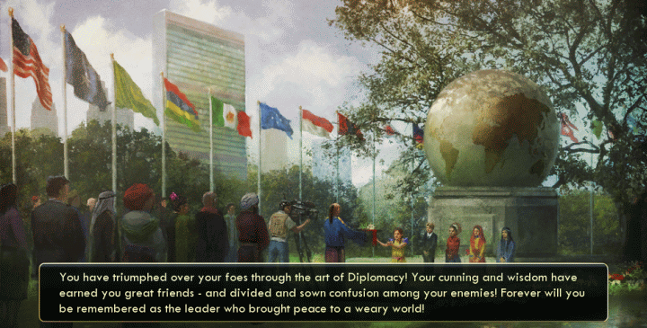 Civ 5 BNW Diplomatic Victory Being Elected World Leader